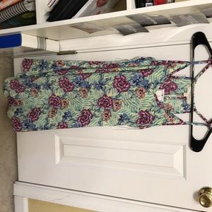 Knee length flower dress